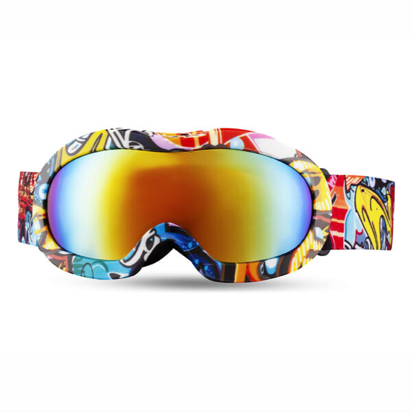 FA-005 kids ski goggle 1 antifog lens tubeesports