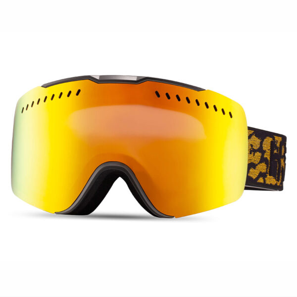 FA-022 ski goggle black frame contrast lens tubeesports