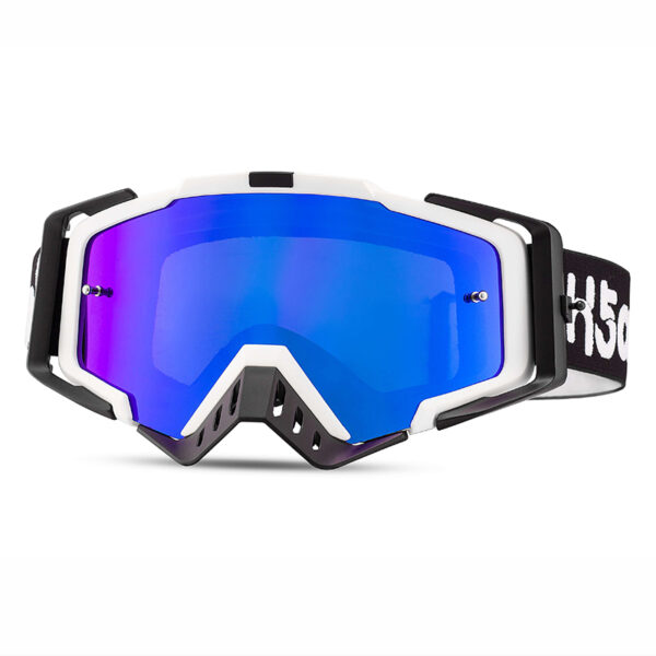 FA-002 motorcycle off road goggle tear off White