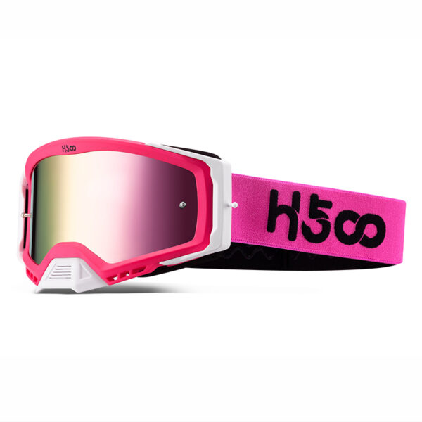 FA-028 pink MX goggle tear off roll off system tubeesports