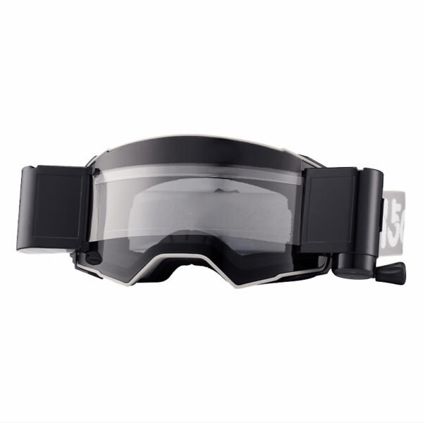 FA-055 black clear lens roll off system tear off pins magnet lens magnetic lens mx goggle motorcycle goggle